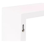 Étagères murales flottantes (lot de 3) – Blanc