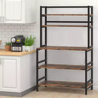 Meuble de rangement 5 niveaux avec plan de travail – 80 × 40 cm