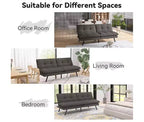 Canapé-lit futon convertible – 3 positions, 2 places