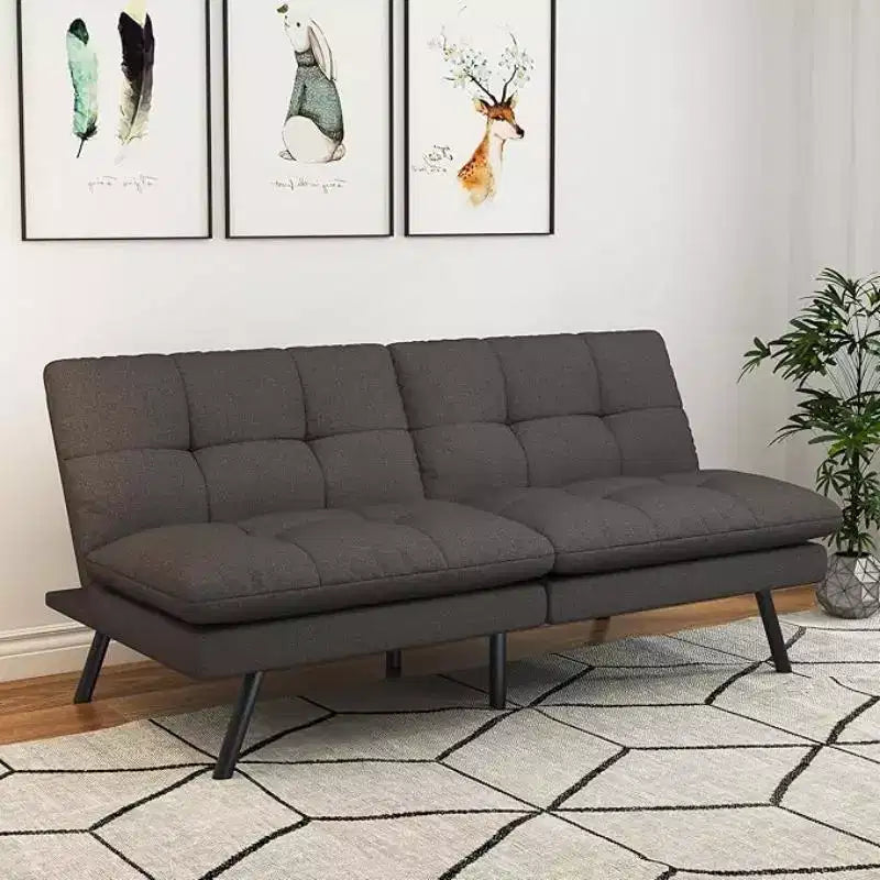 Canapé-lit futon convertible – 3 positions, 2 places