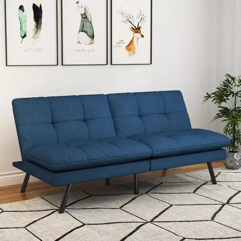 Canapé-lit futon convertible – 3 positions, 2 places