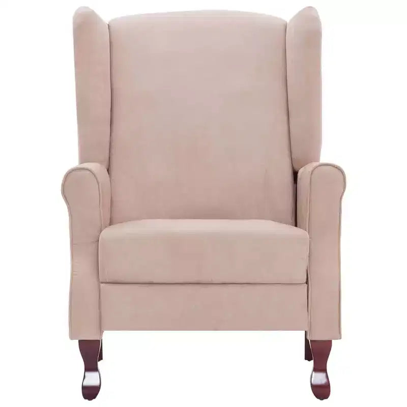 Fauteuil inclinable réglable – Crème, 1 place