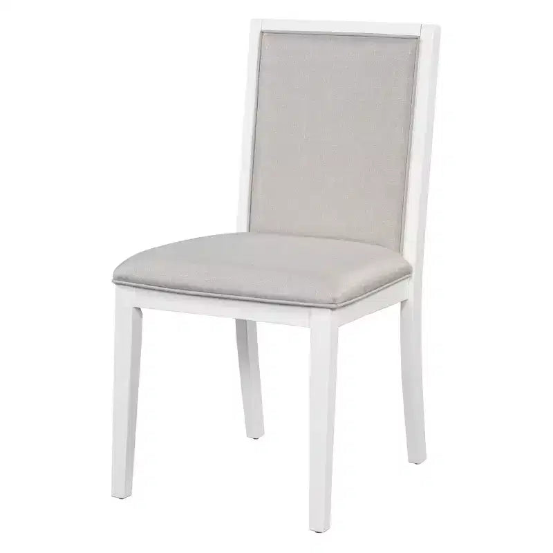 Ensemble table de salle à manger de ferme extensible – Marron / Gris+Blanc, 4 places