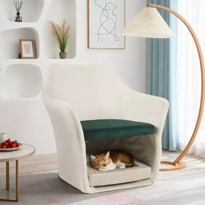 Fauteuil crapaud pour animaux de compagnie – Milieu de siècle, 1 place