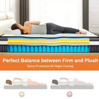 Matelas en mousse à mémoire de forme gel de 14 pouces – Grand format (Queen)
