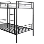 Lit superposé en métal pour 2 personnes – Noir