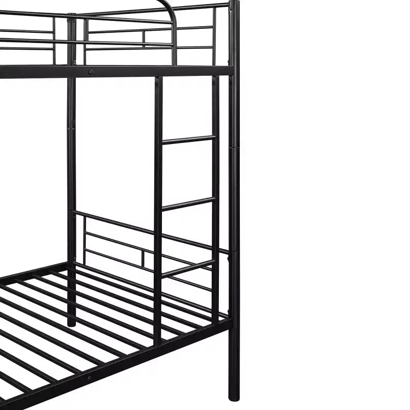Lit superposé en métal pour 2 personnes – Noir