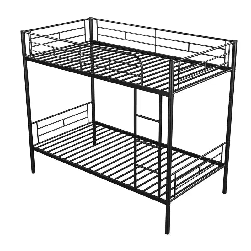 Lit superposé en métal pour 2 personnes – Noir