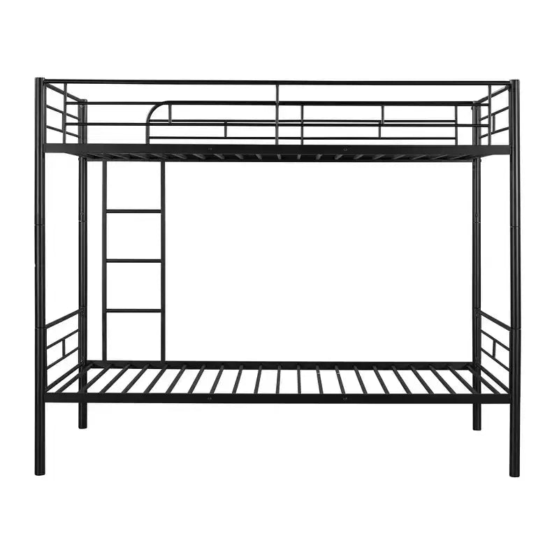 Lit superposé en métal pour 2 personnes – Noir