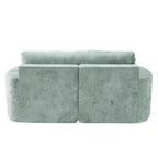 Grande chaise longue – Noir / Vert, 1 place