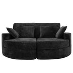 Grande chaise longue – Noir / Vert, 1 place