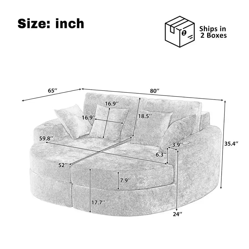 Grande chaise longue – Noir / Vert, 1 place