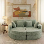 Grande chaise longue – Noir / Vert, 1 place