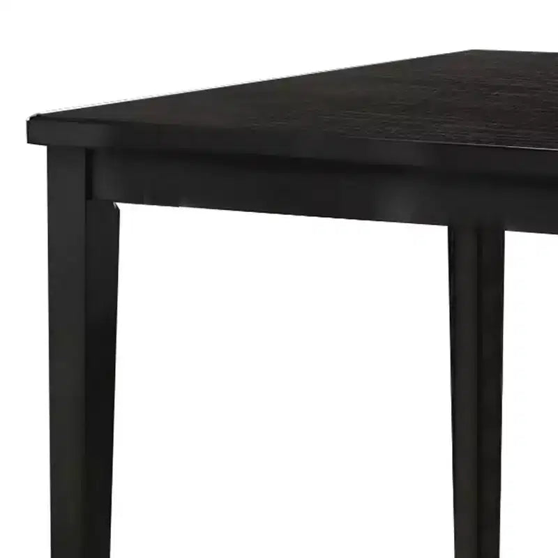 Table de salle à manger hauteur comptoir – Noyer foncé, 4 places
