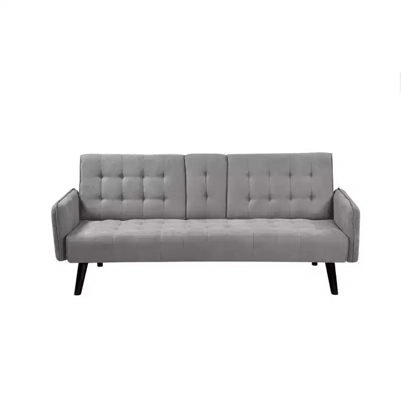 Canapé-lit convertible – Gris foncé / Gris, 2 places