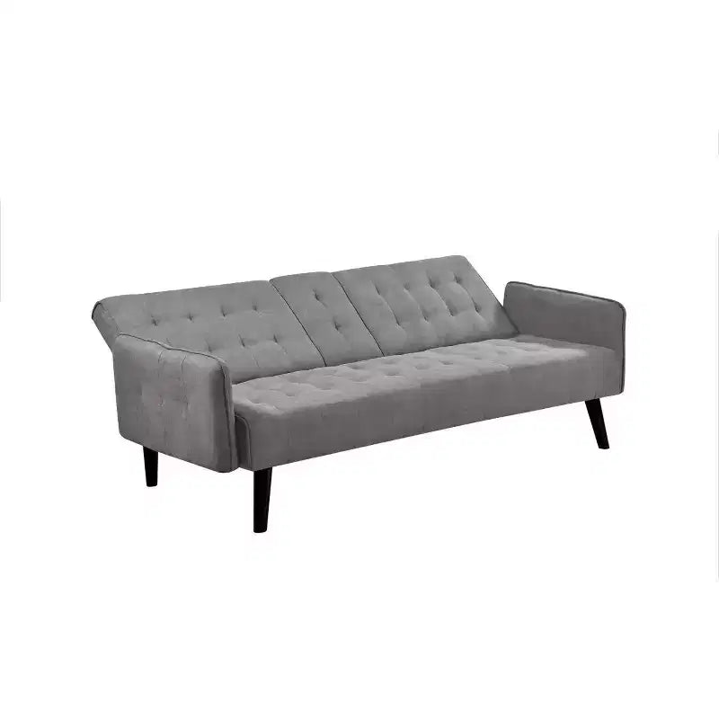 Canapé-lit convertible – Gris foncé / Gris, 2 places