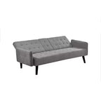 Canapé-lit convertible – Gris foncé / Gris, 2 places