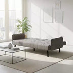 Canapé-lit convertible – Gris foncé / Gris, 2 places