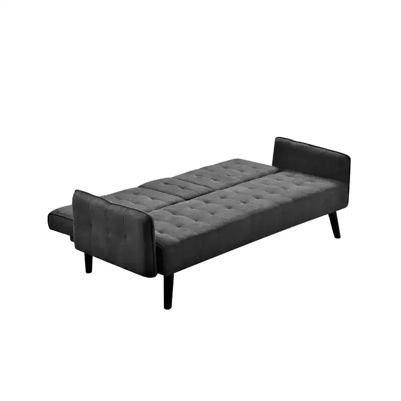 Canapé-lit convertible – Gris foncé / Gris, 2 places