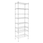 8-Tier Wire Shelving Unit Adjustable Steel Wire Rack