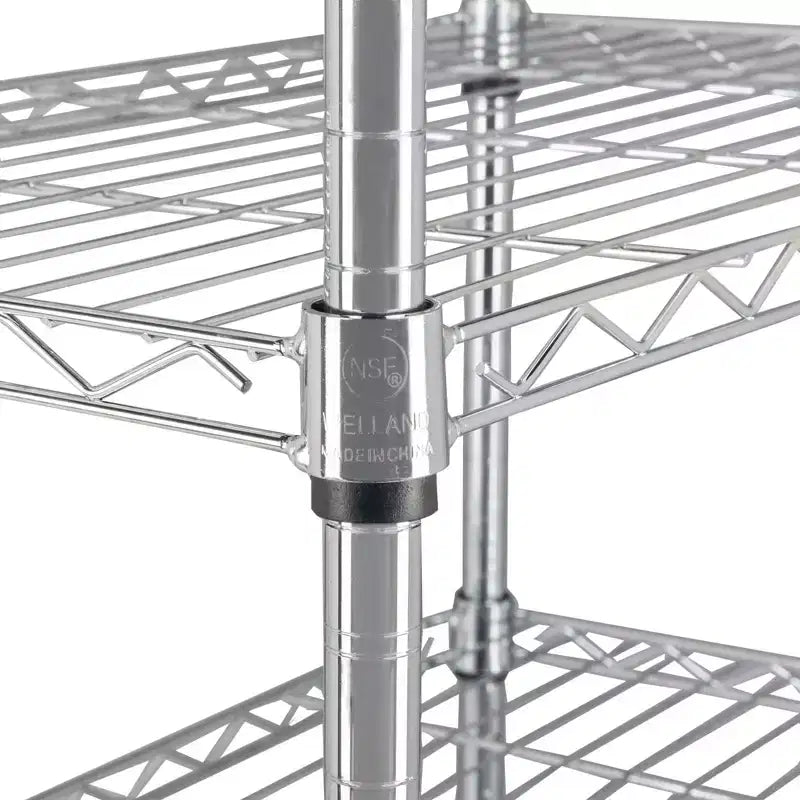 Étagère de rangement à 8 niveaux en fil d'acier réglable