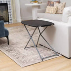 Table individuelle pliante à hauteur réglable – Noir