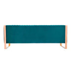 Canapé 3 places en velours – Style Trillium, 3 places
