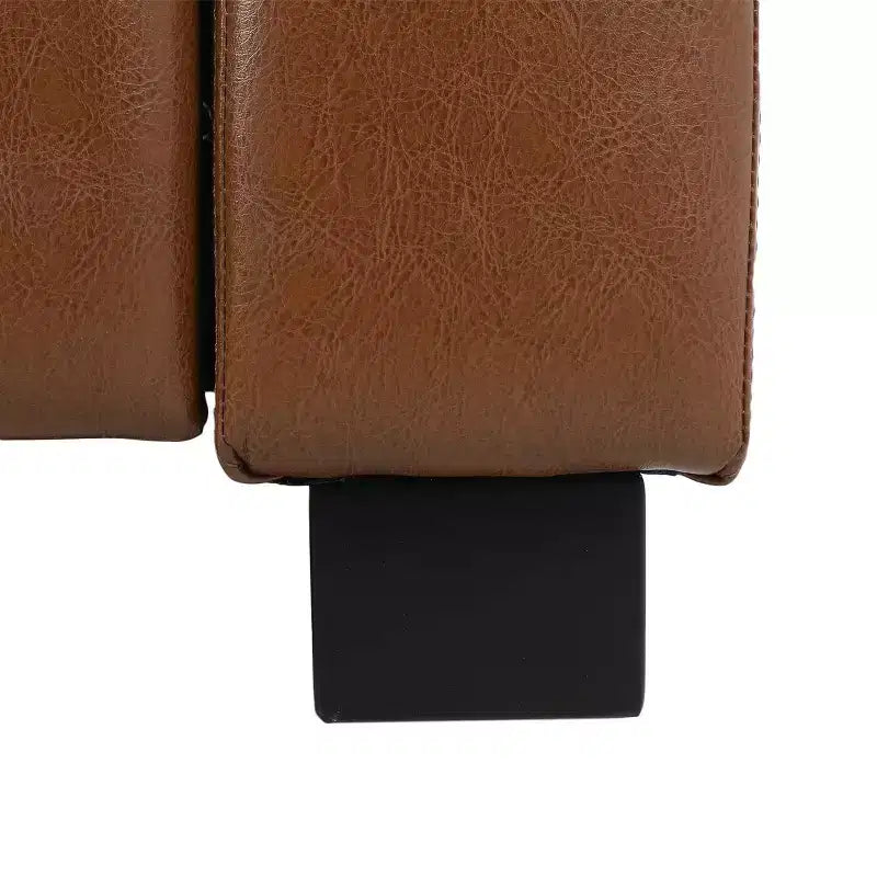 Fauteuil inclinable à dossier basculant – Marron foncé / Cognac, 1 place