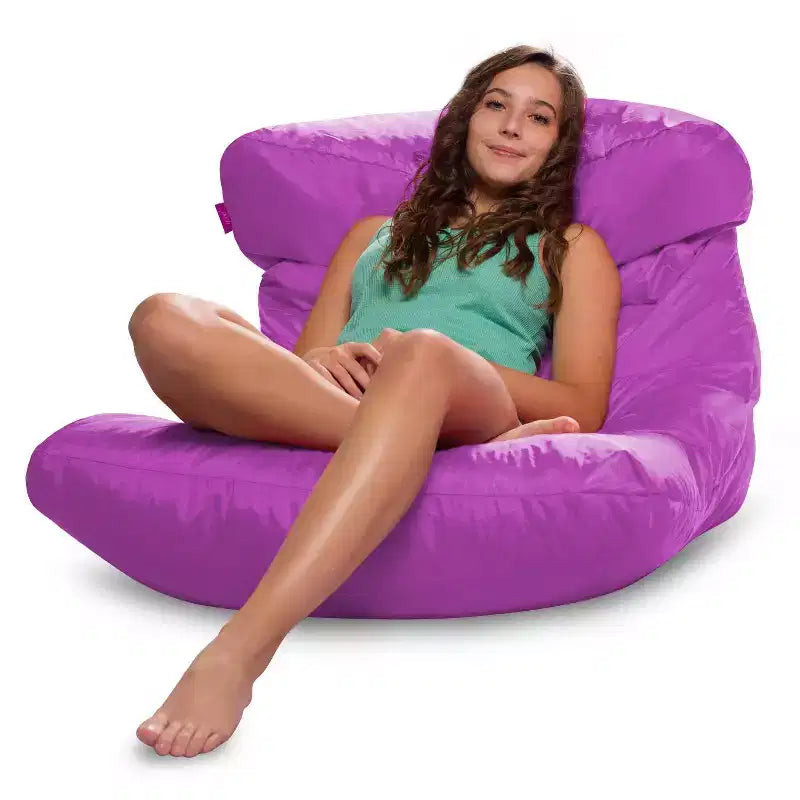 Pouf géant en nylon – Plusieurs couleurs, 1 place