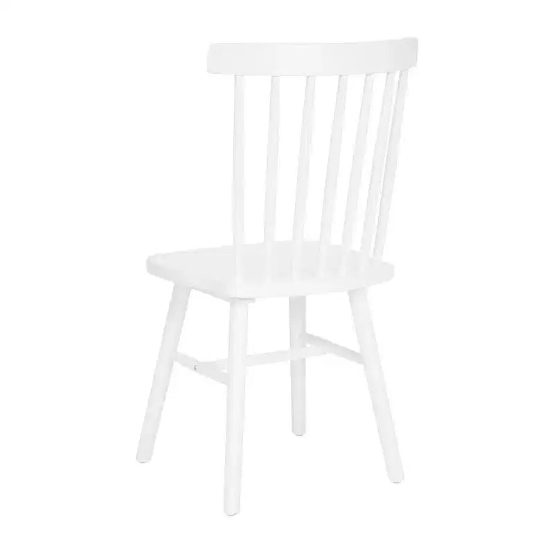 Chaises de salle à manger Windsor à barreaux (lot de 2) – Noir/Blanc, 2 places