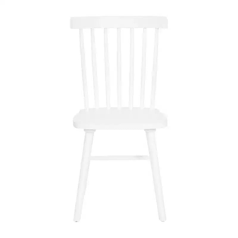 Chaises de salle à manger Windsor à barreaux (lot de 2) – Noir/Blanc, 2 places