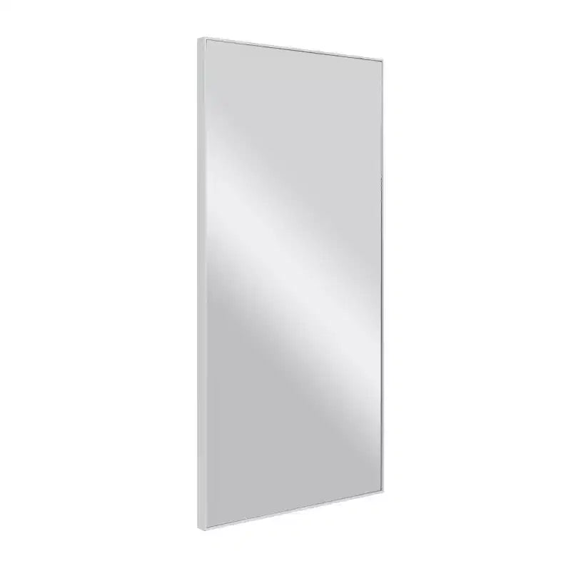 Miroir mural rectangulaire en bois – Noir / Or / Blanc