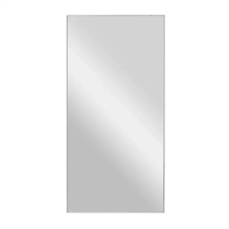 Miroir mural rectangulaire en bois – Noir / Or / Blanc