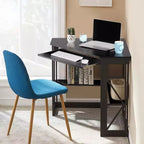 Bureau d'angle pour ordinateur avec station de recharge – Plusieurs coloris, 1 personne