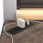 Bureau d'angle pour ordinateur avec station de recharge – Plusieurs coloris, 1 personne