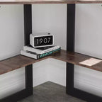 Bureau d'angle pour ordinateur avec station de recharge – Plusieurs coloris, 1 personne