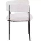 Chaises de salle à manger rembourrées (lot de 2) – Marron clair / Taupe / Blanc, 2 places