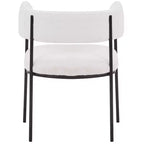 Chaises de salle à manger rembourrées (lot de 2) – Marron clair / Taupe / Blanc, 2 places